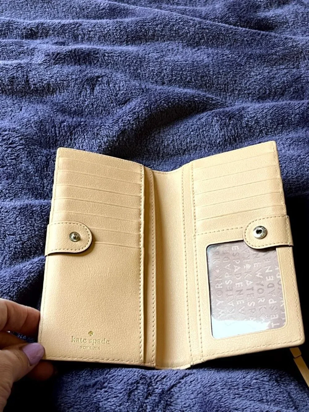 kate spade Large Slim Color Block Bifold Wallet